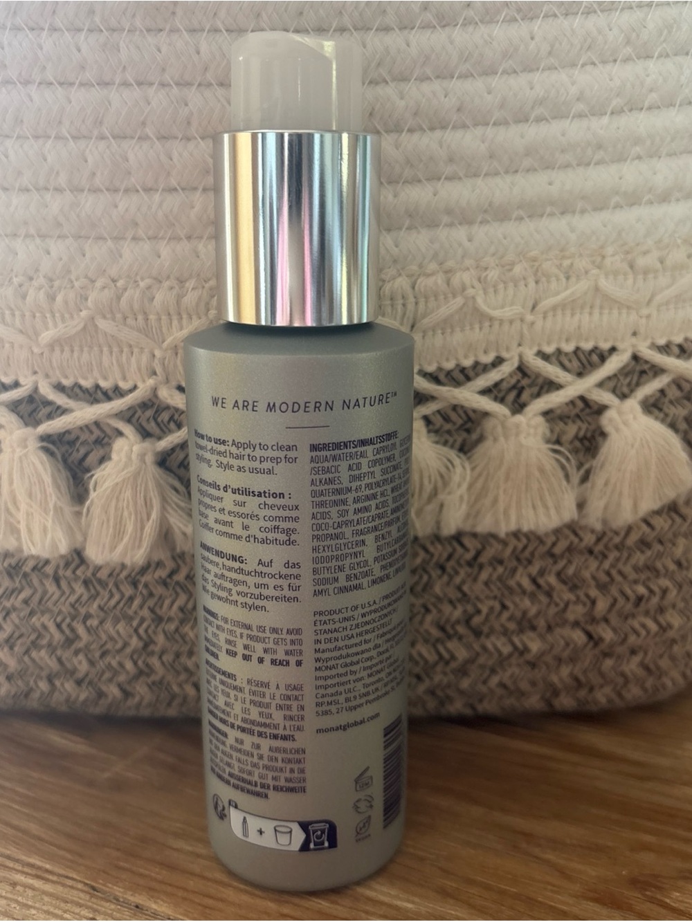MONAT Studio One Frizz Fix Smoothing Hair Primer 4.3 oz - NEW - Picture 2 of 2